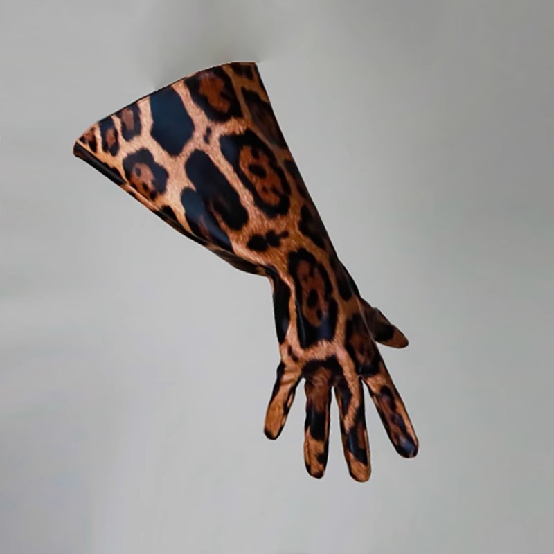 Formal Glove Leather - Damen Mode PU-Leder Handschuhe mit Weiten