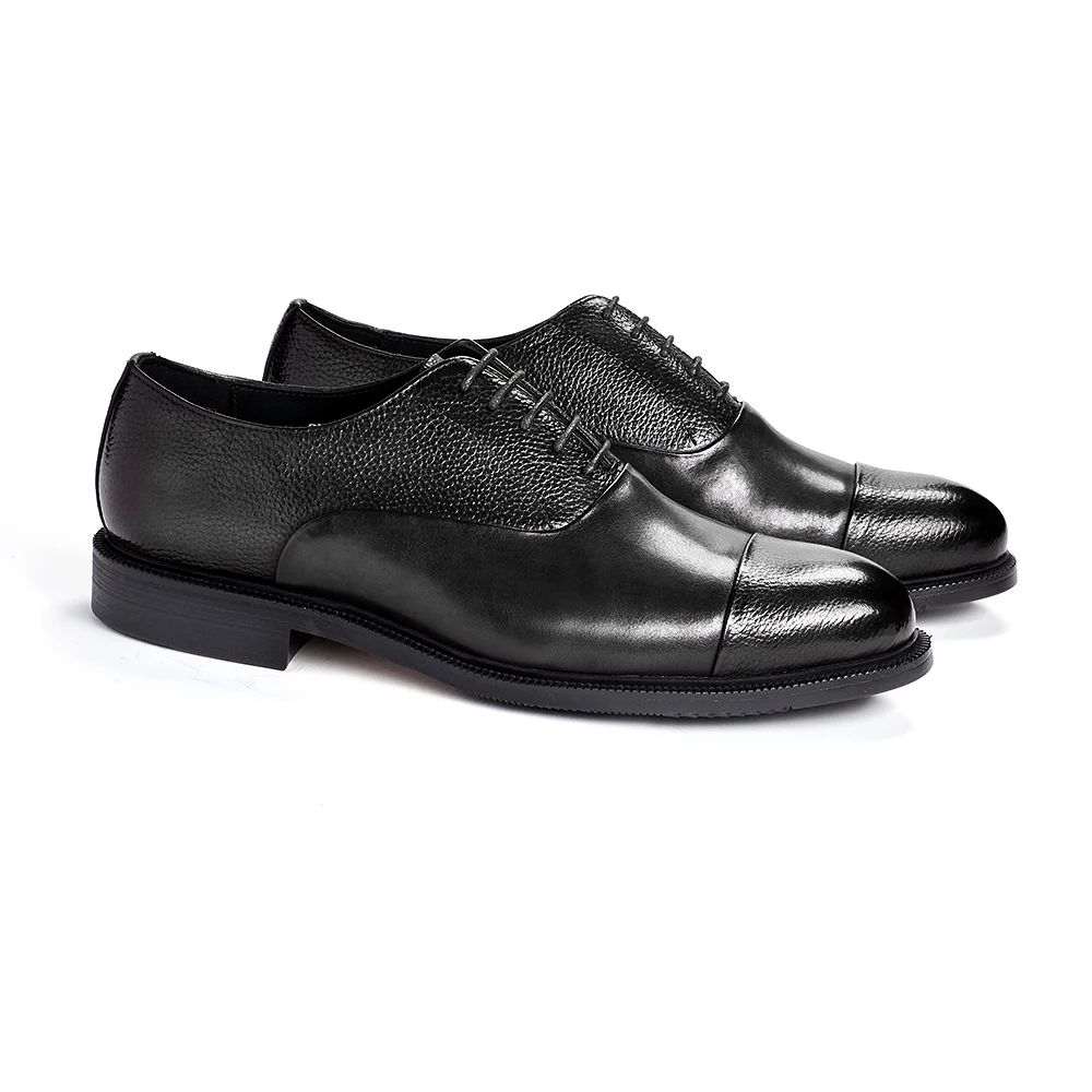 Men'S Formal Wear Accessories - 2025, handgefertigte Oxford-Kleiderschuhe aus echtem Rindsleder