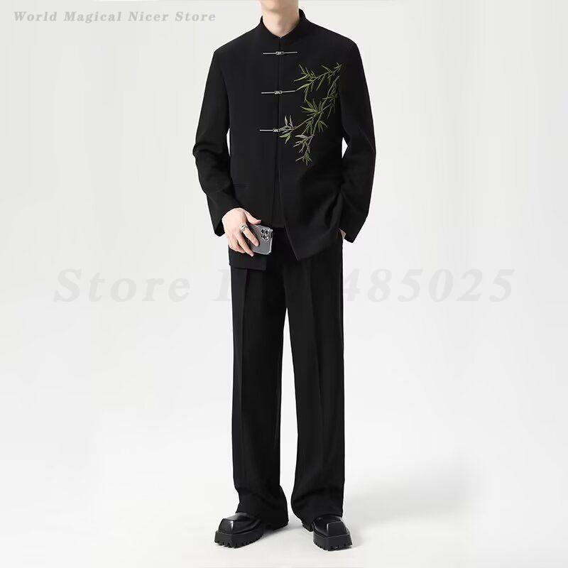 Men'S Formal Wear For A Wedding - Traditionelles männliches Hochzeits-Verlobungskostüm, klassischer neuer chinesischer