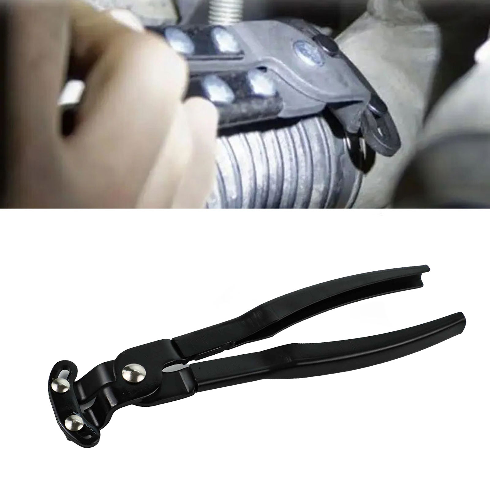 Tie Bar Clip - Offset-Klemmzange für Gelenkwellen-Staubschutzkappen aus Kohlenstoffstahl mit