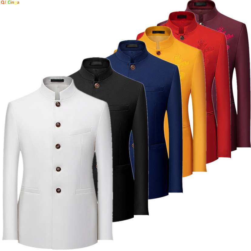 Asian Men Formal Wear - 2026 Herren-Anzugjacke im chinesischen Stil mit