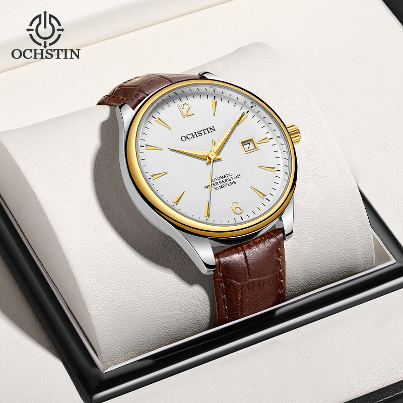 Men'S Formal Wear Watches - OCHSTIN Automatische Herrenuhr, Vintage-Stil, mechanisch, automatisches