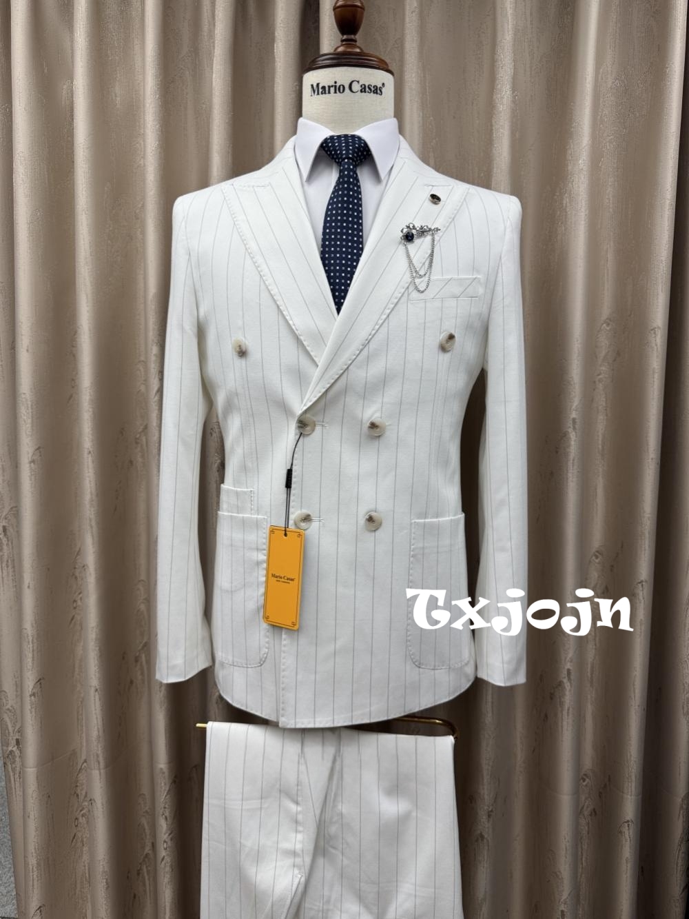 2026 Neues gestreiftes Anzug-S – Elegant Formal Men'S Wear Bewertung und Preis