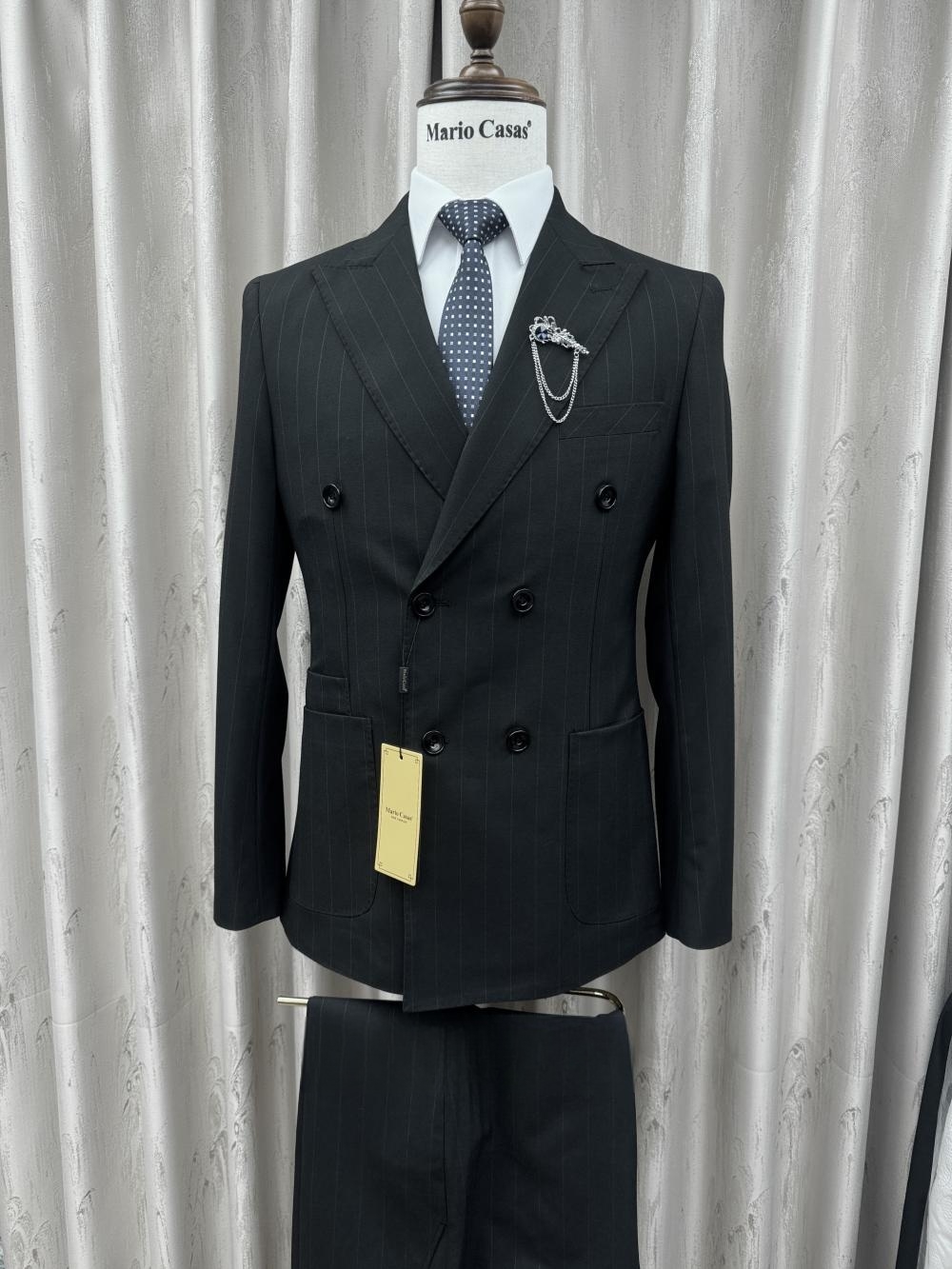 2026 Neues gestreiftes Anzug-S – Elegant Formal Men'S Wear Bewertung und Preis