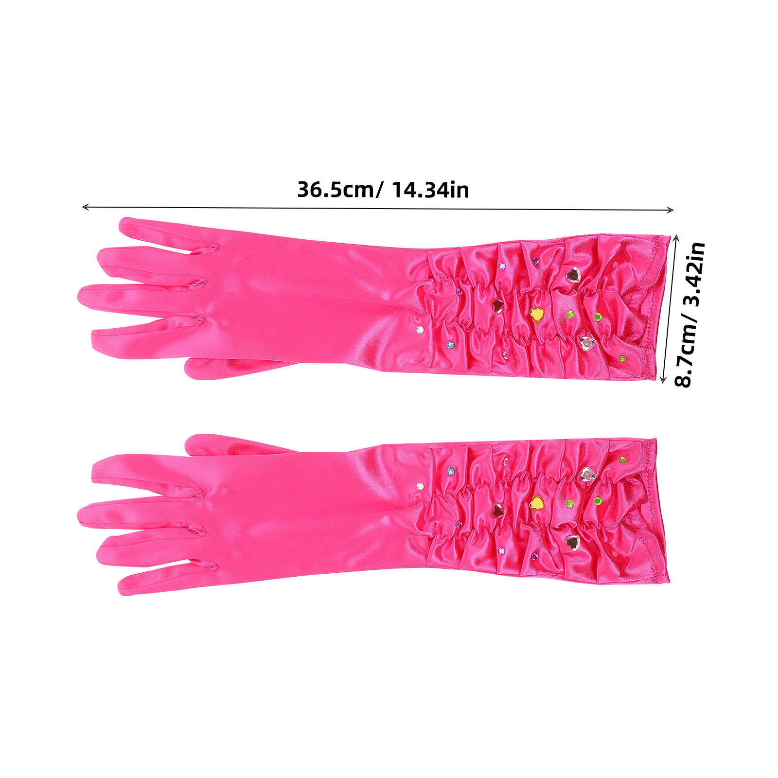 1 Set Prinzessinnen-Handschuhe – Formal Glove Leather Bewertung und Preis
