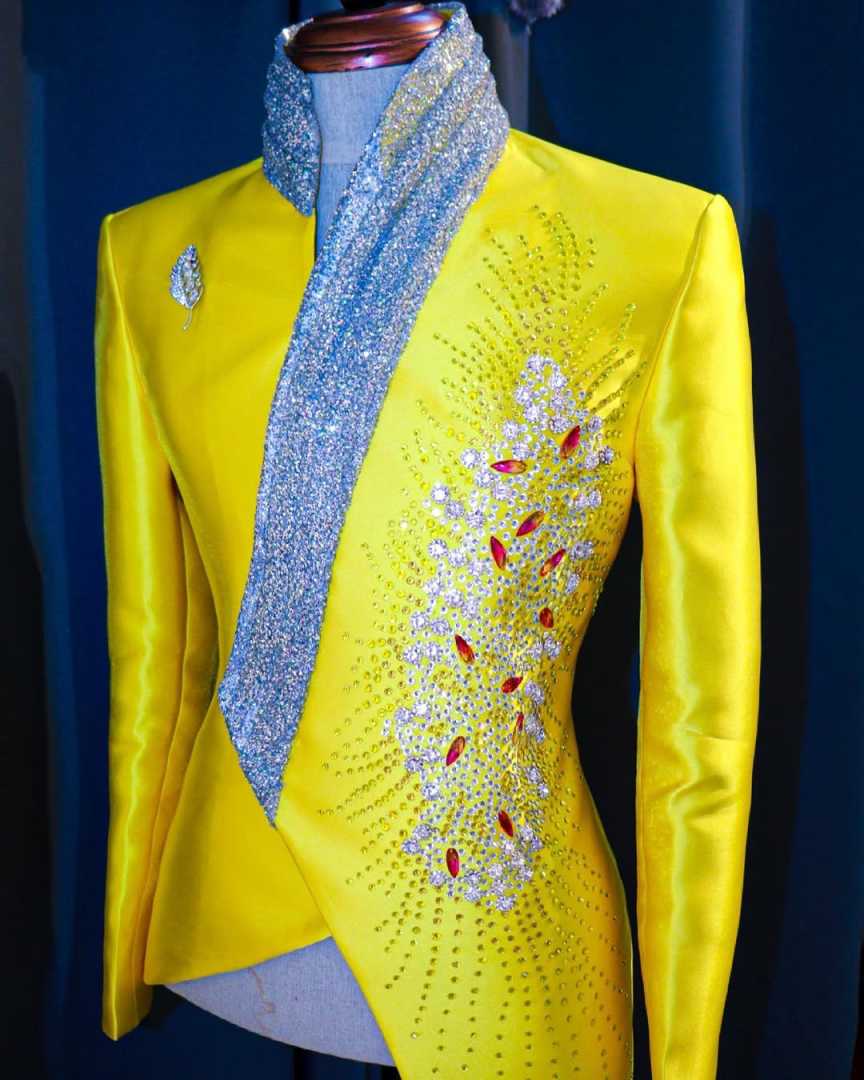 Modischer gelber Hochzeits-Smo – Formal Wear For Men Yellow Bewertung und Preis
