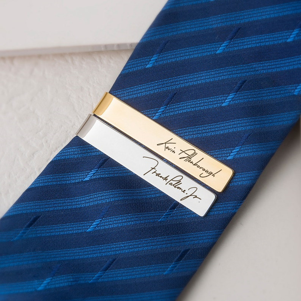 Personalisierte Name Krawatte  – Tie Bar Clip Bewertung und Preis
