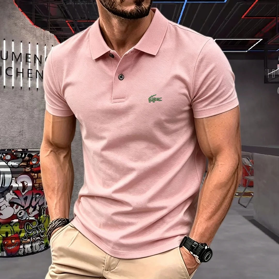Herren Kurzarm-Poloshirt mit K – Men'S Formal Wear Accessories Bewertung und Preis