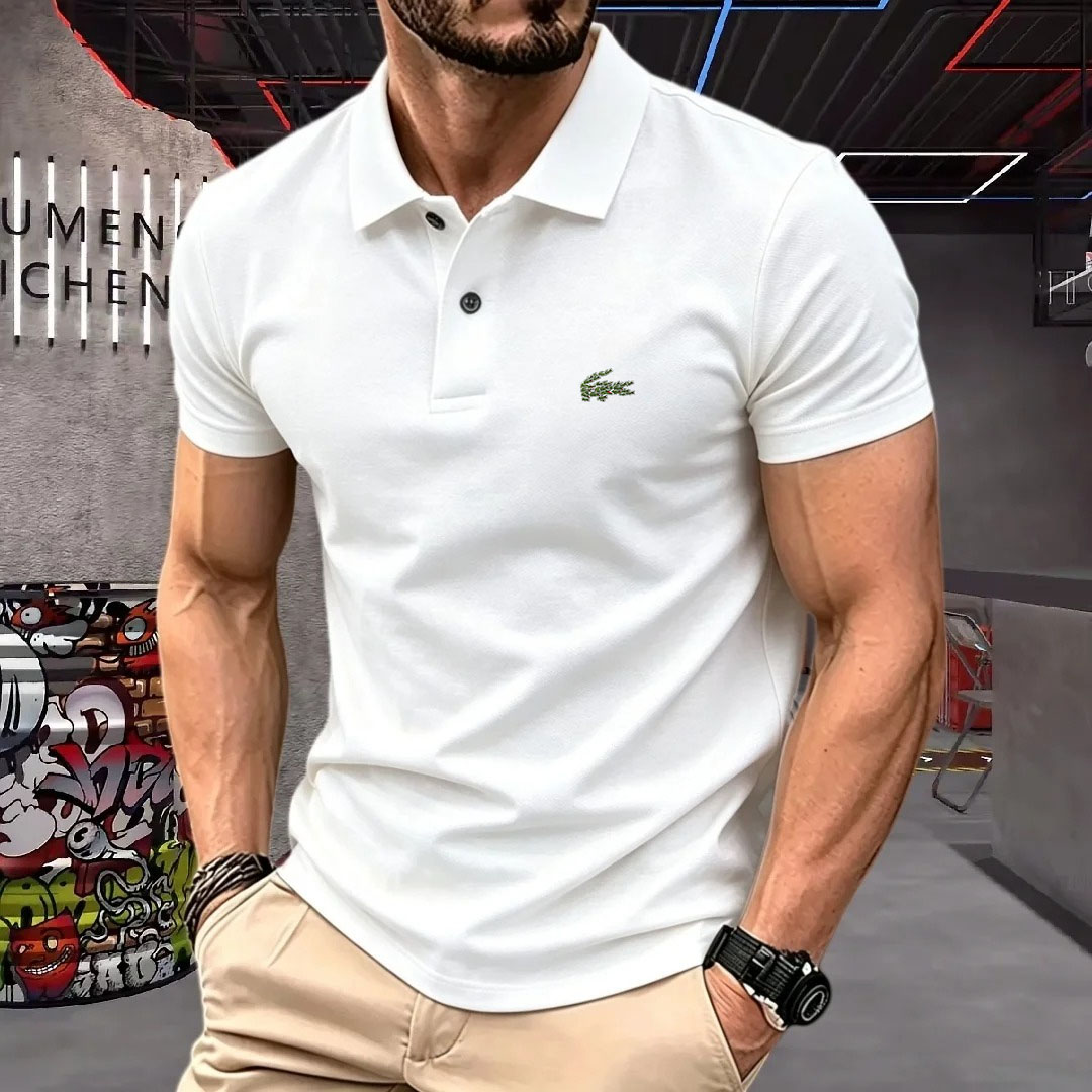 Herren Kurzarm-Poloshirt mit K – Men'S Formal Wear Accessories Bewertung und Preis