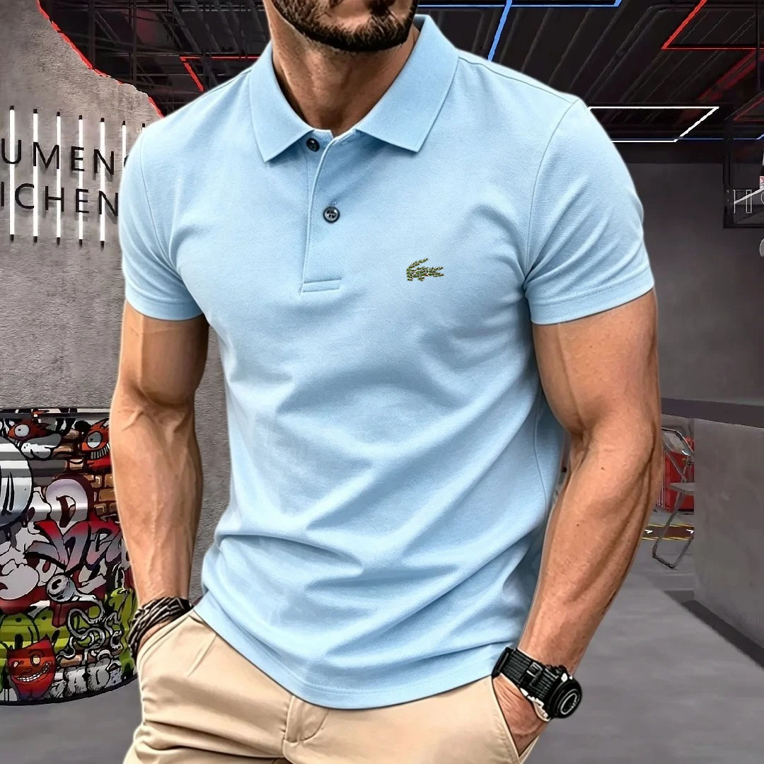 Herren Kurzarm-Poloshirt mit K – Men'S Formal Wear Accessories Bewertung und Preis