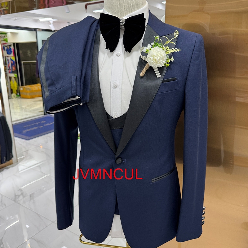 Herren 3-Teiliger Anzug Slim F – Elegant Formal Men'S Wear Bewertung und Preis
