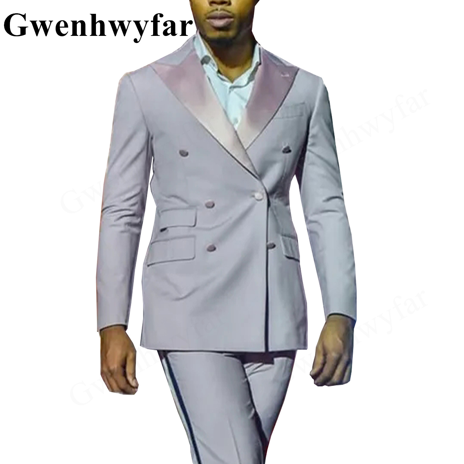 Gwenhwyfar Neue hellrosa Herre – Men Formal Wear Pants Bewertung und Preis