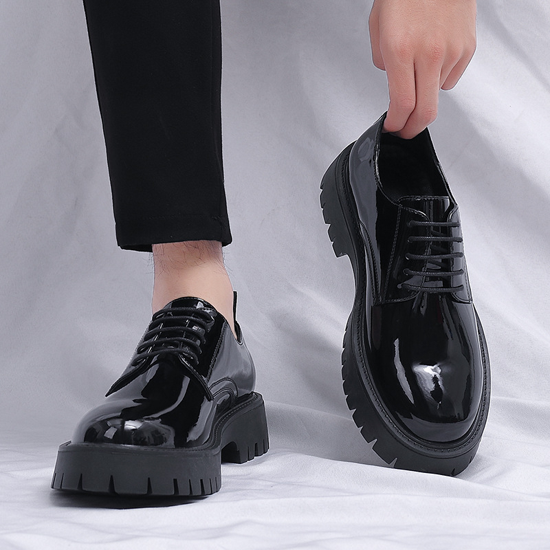Herren-Oxfordschuhe aus schwar – Men Formal Wear All Black Bewertung und Preis