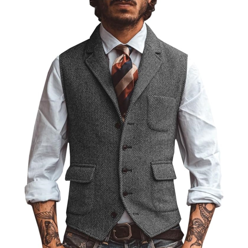 Neue Herrenweste mit V-Ausschn – Men'S Formal Wear For A Wedding Bewertung und Preis