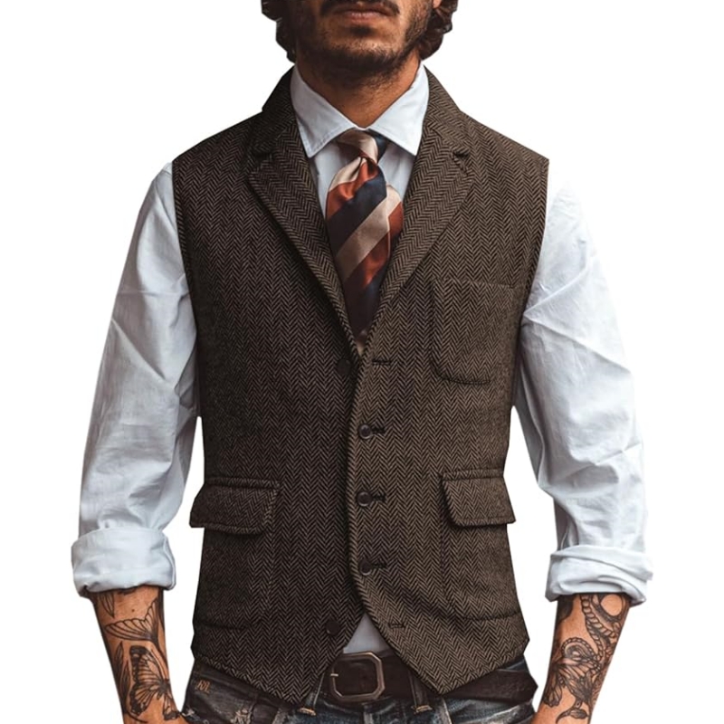 Neue Herrenweste mit V-Ausschn – Men'S Formal Wear For A Wedding Bewertung und Preis