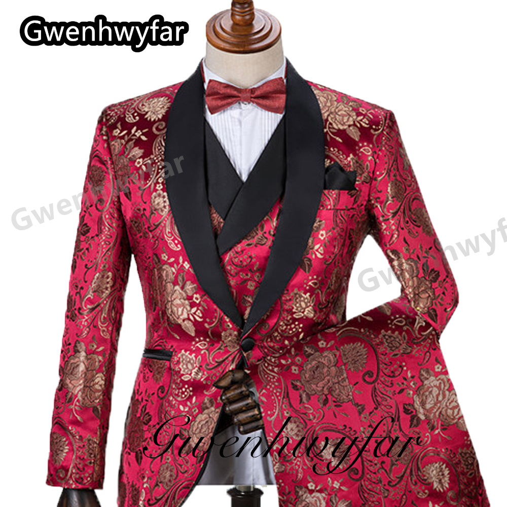 Gwenhwyfar Muster Männer Anzüg – Men Formal Wear Pants Bewertung und Preis