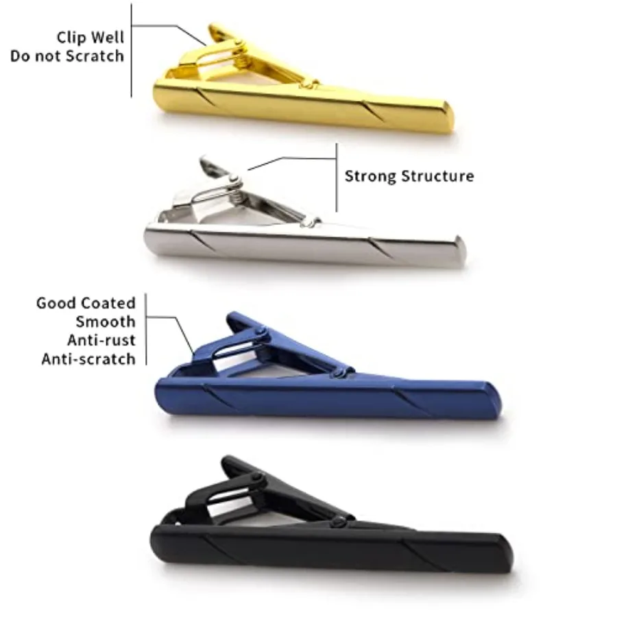 4 Stück Krawattenklammern für  – Tie Bar Clip Bewertung und Preis