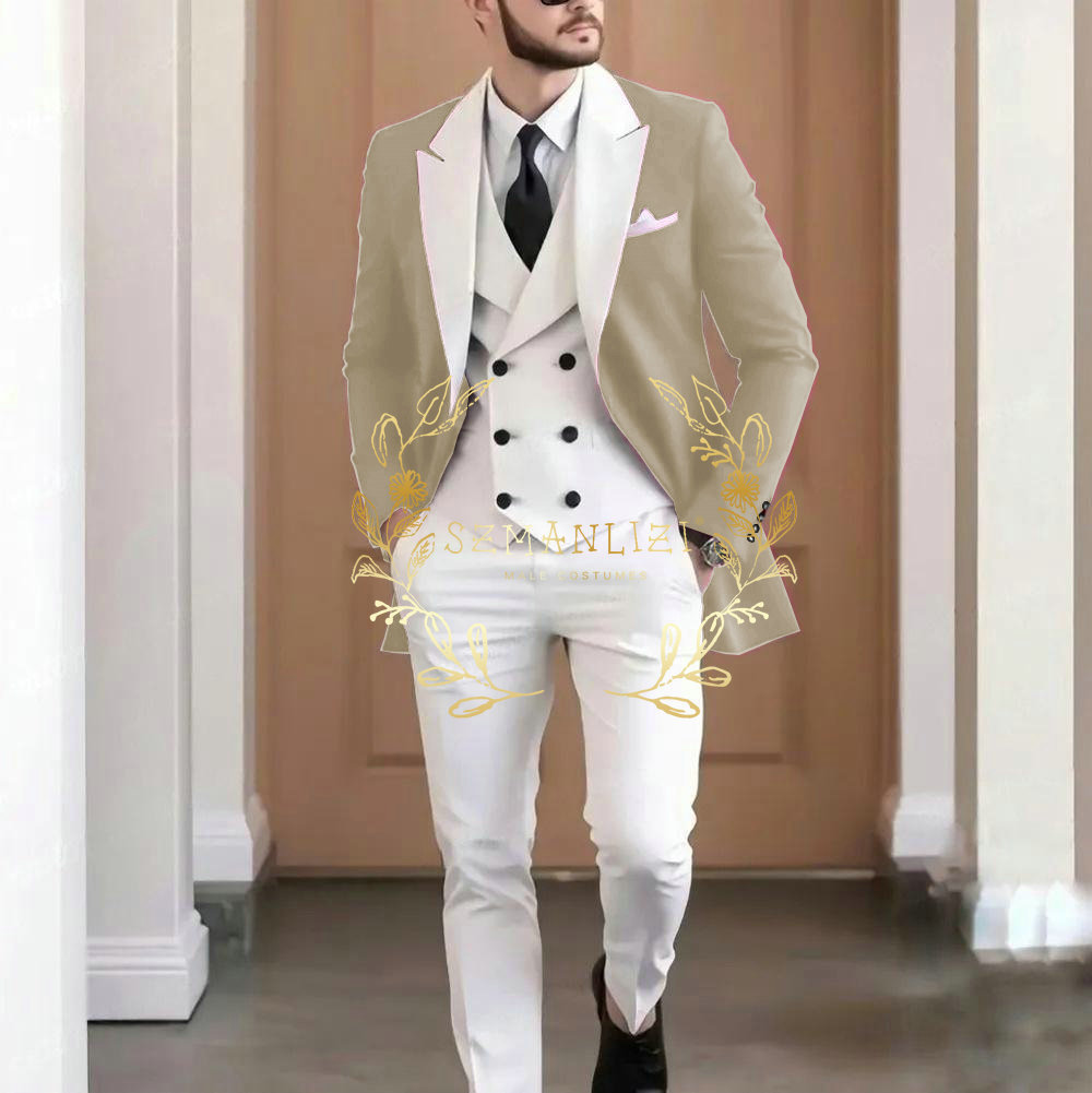 Eleganter burgunderroter 3-tei – Elegant Formal Men'S Wear Bewertung und Preis