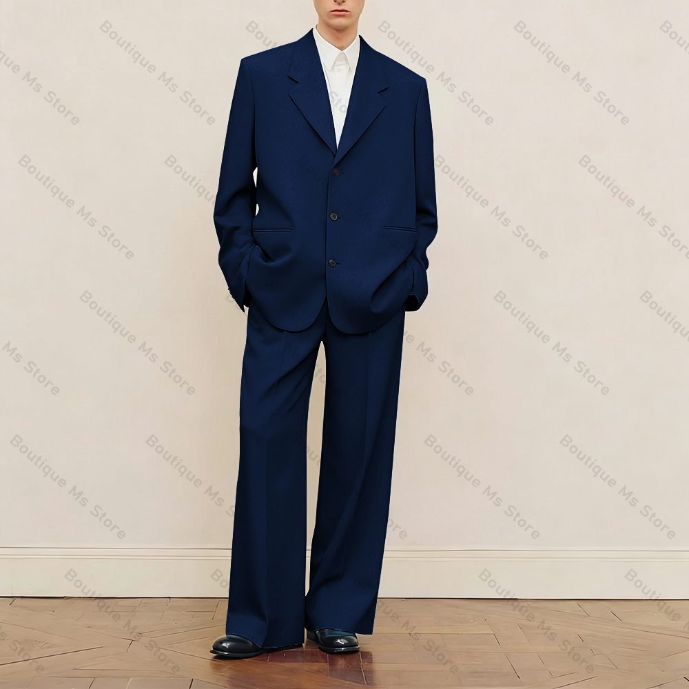 Schwarzes, übergroßes Anzugset – Men Formal Wear For Wedding Bewertung und Preis