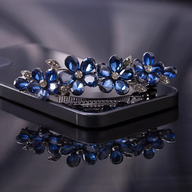 Elegante Schwarze Strass-Krist – Tie Bar Clip Bewertung und Preis