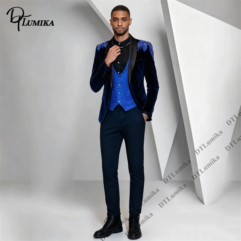 Peagent Herren 3-teiliger Samt – Men Formal Wear Pants Bewertung und Preis